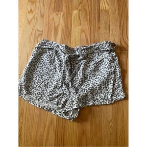 Grey printed shorts